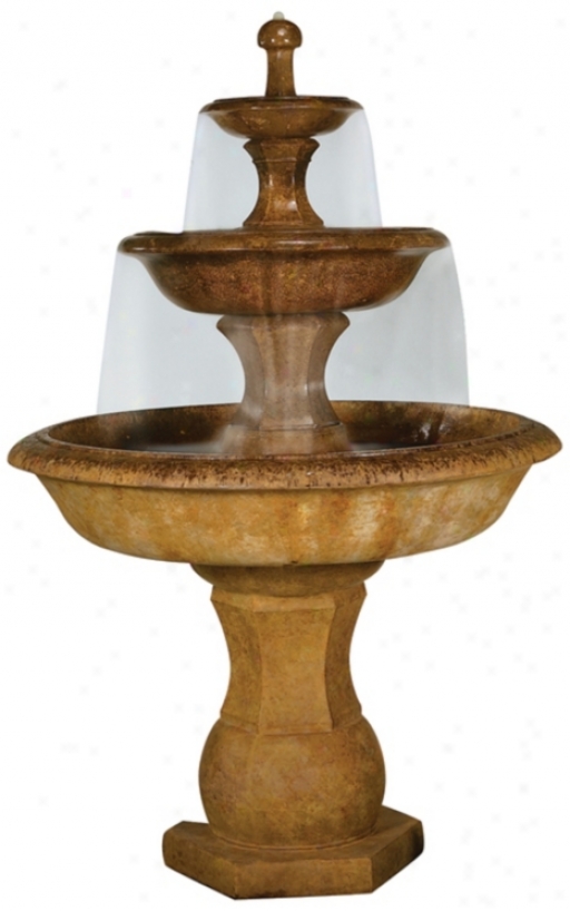 Henri Studios Grande Barrington Threet-ier Fountain (00559)