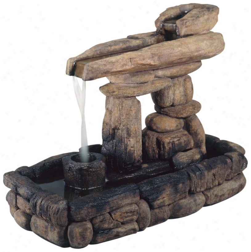 Henri Studios Stone Fkrmation Fountain (79896)