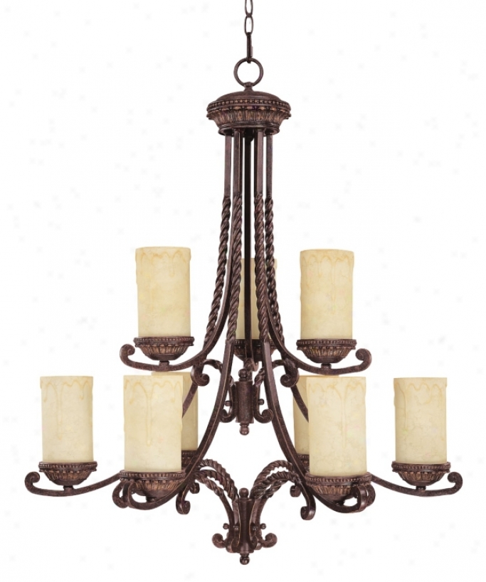 Highlands Collecyion 35" High Two Tier Chandelier (g3602)