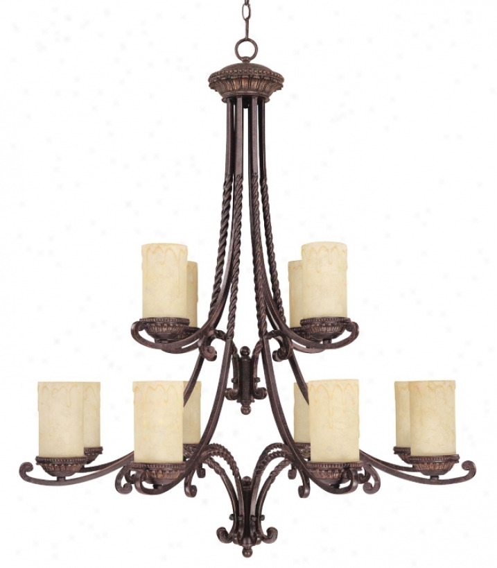 Highlands Collection 44" High Two Tier Chandelier (g3598)