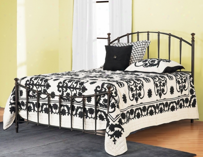 Hillsdale Bel Air Black Gold Bed (uqeen) (t4142)