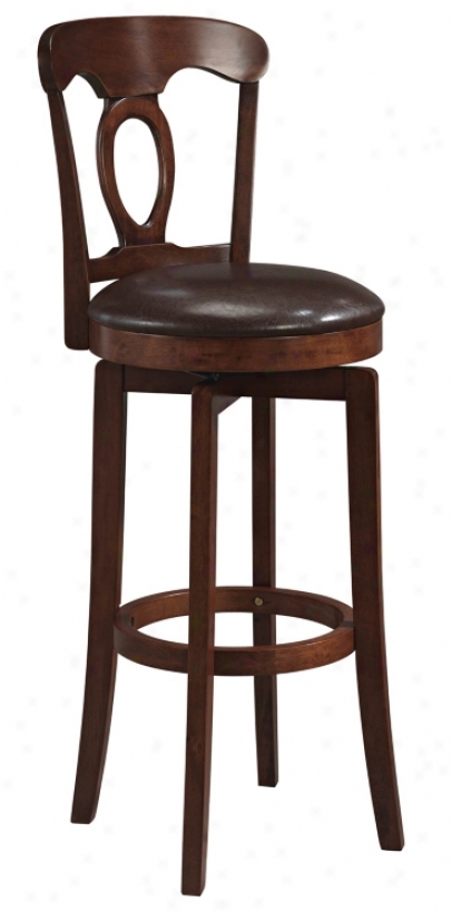 Hillsdale Corsica Swivel 24 1/2" High Counter Stool (k8876)