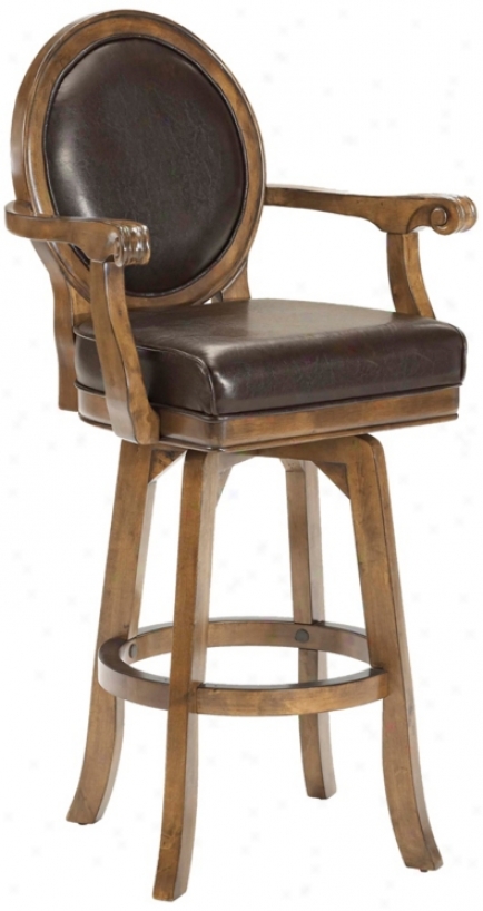 Hillsdale Warrington Swivel 30" High Bar Stool (n2911)