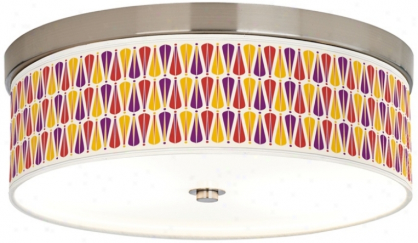 Hinder 14" Wide Giclee Energy Efficient Ceiling Light (h8796-y3598)