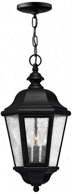 Hinkley Edgewater Black 18 1/2" High Hanginng Light (96479)