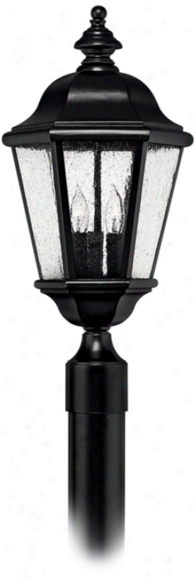 Hinkley Edgewater Black 20 1/2" High Outdoor Post Light (39571)