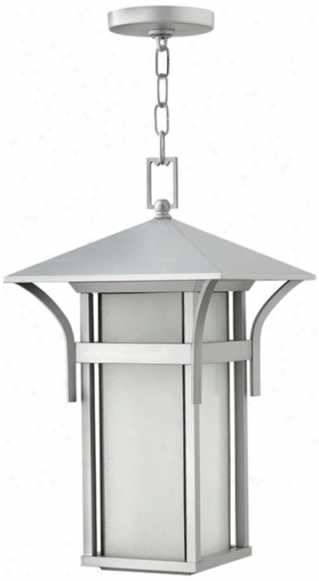 Hinkley Harbor Titanium 19" High Exterior Hanging Light (h0566)