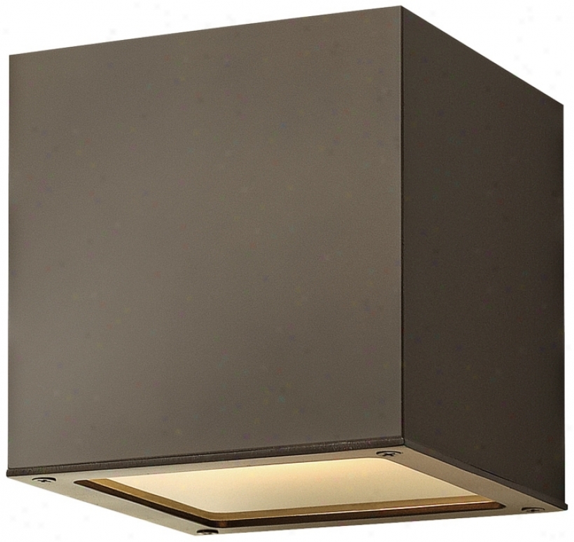 Hinkley Kube Up-down 6" High Bronze Wall Light (v6033)