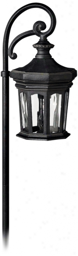 Hinkley Raley Assemblage Museum Black Low Voltage Path Light (42908)