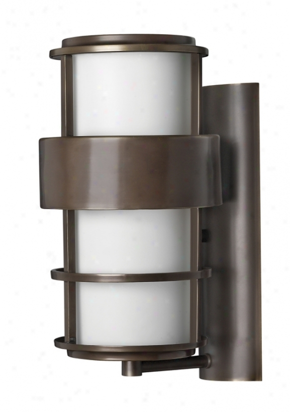 Hinkley Saturn Metro Bronze 16" High Outdoor Wall Light (60816)