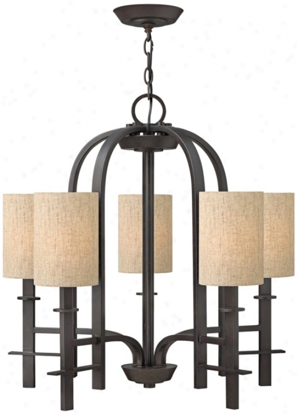 Hinkley Sloan Collection 26" Wide Regency Bronze Chandelier (v3981)