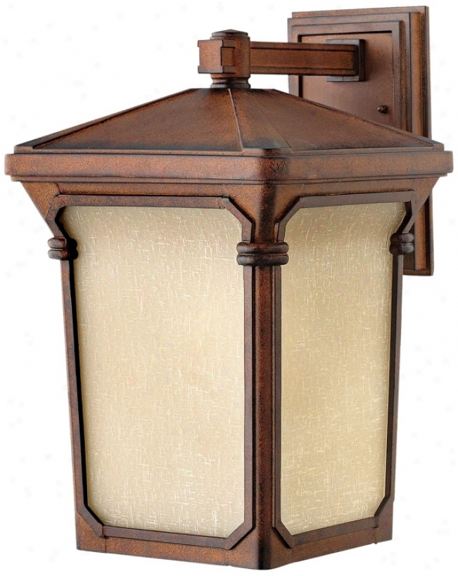 Hinkley Stratford Auburn 18" High Outdoor Wall Light (k0748)