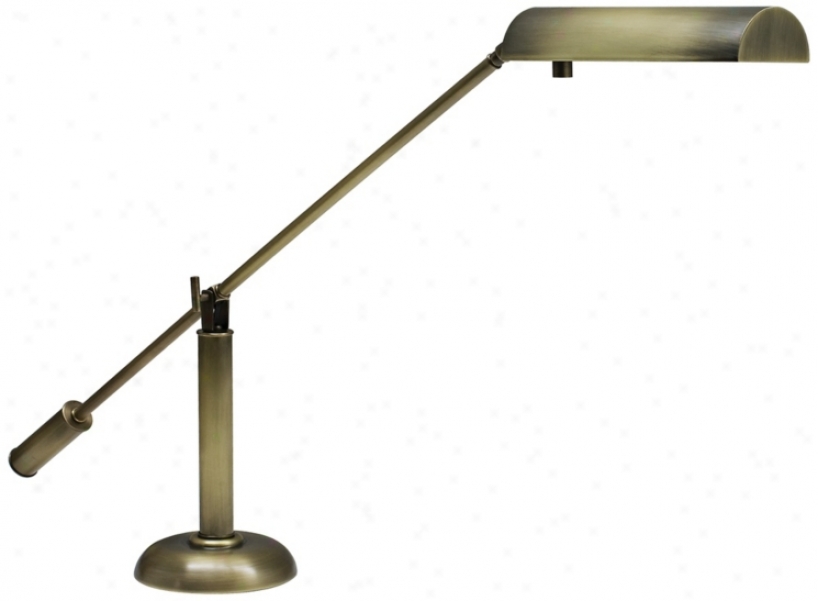 House Of Troy Antique Brass Counte rBalance Piano Lamp (r3494)