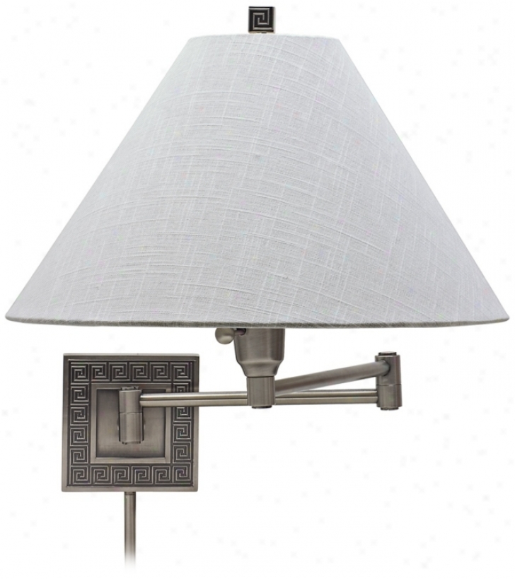 House Of Troy Gfeek Key Silver Swing Arm Wall Lamp (x5632)