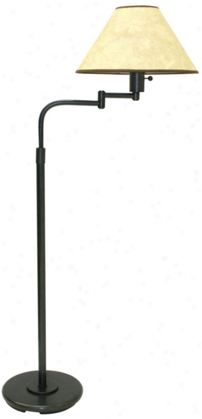 House Of Troy Home Office Swingarm Bronze Floor Lamp (66260)