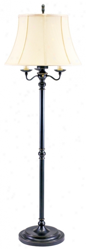 House Of Troy Newport Oil Rubbed Harden Six Way Floor Lamp (62134)