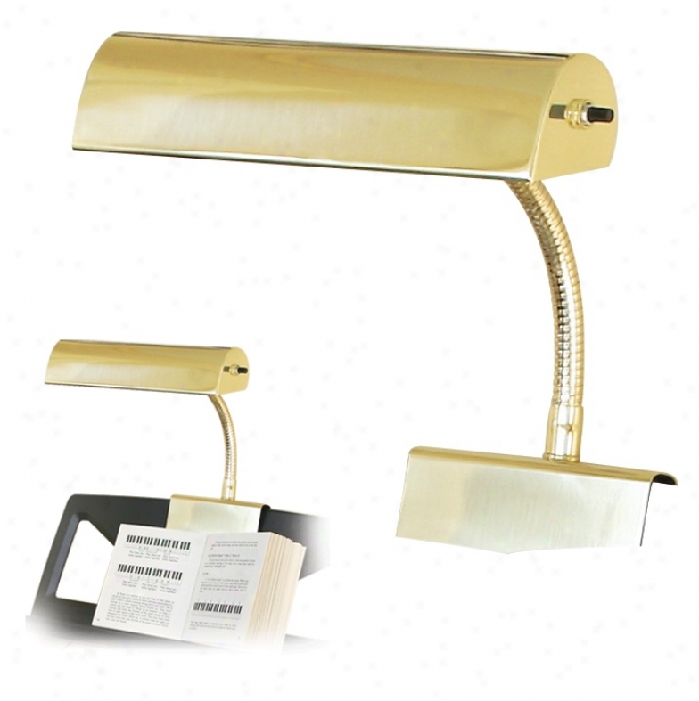 House Of Troy Polished Brass Finish Grand Piano Lamp (00579)