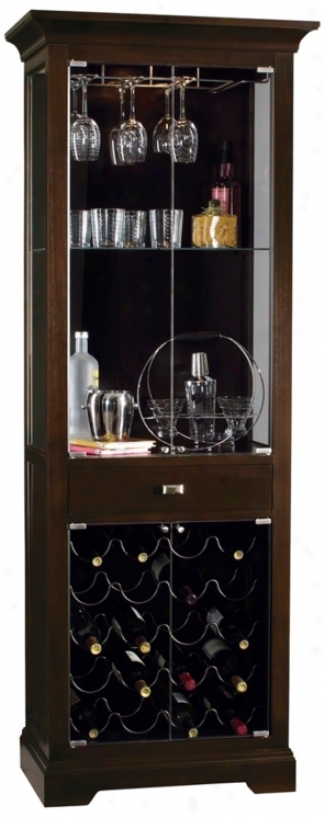 Howard Miller Metropoliis Black Coffee Bar Cabinet (r7964)