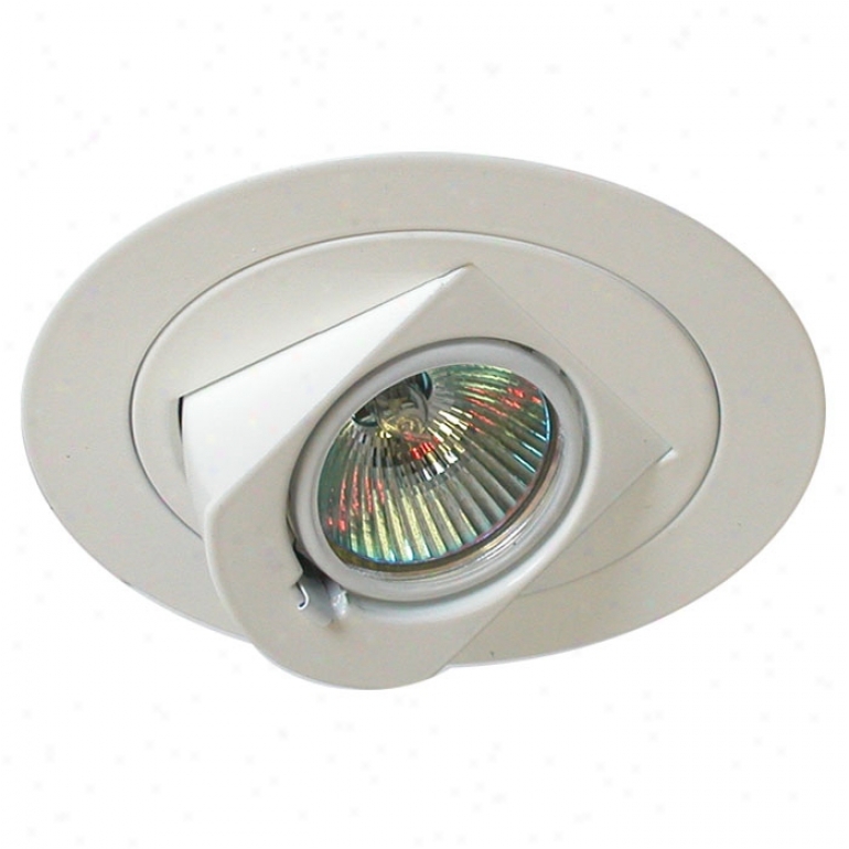 Intense 4" Low Voltage White Drop Down Recessed Light (79909)