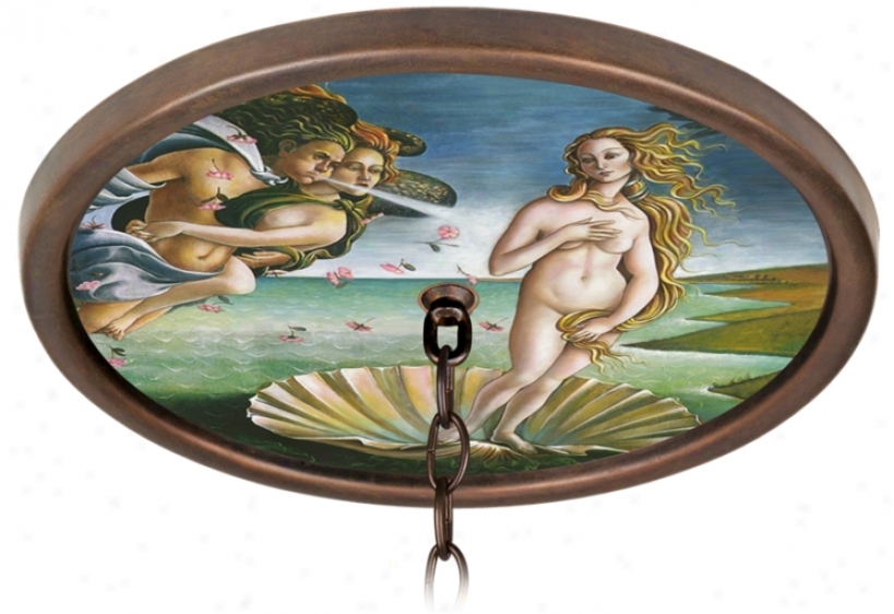 Italian Renaissance Mural 16" Wide 1" Opening Medallioh (g8171-j1769)