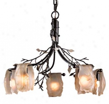 Ivy Glen Collection Five Light Chandelier (97696)