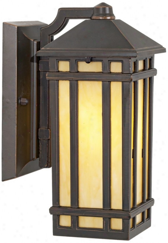 J Du J Mission Hills 10 1/2" High Led Outdoor Wall Light (20172-w4099)