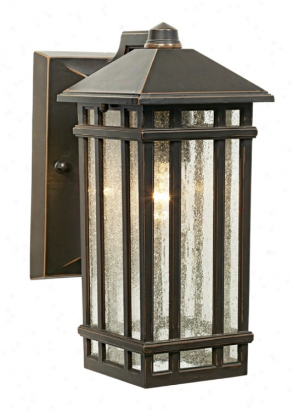 J Du J Sierra Craftsman 10" High Outdoor Wall Light (20178)