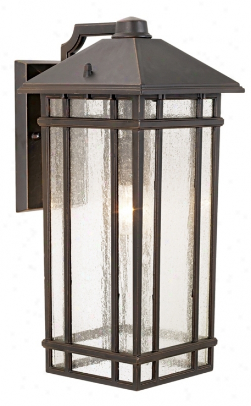 J Du J Sierra Craftsman 16 1/2" High Outdoor Light (20104)