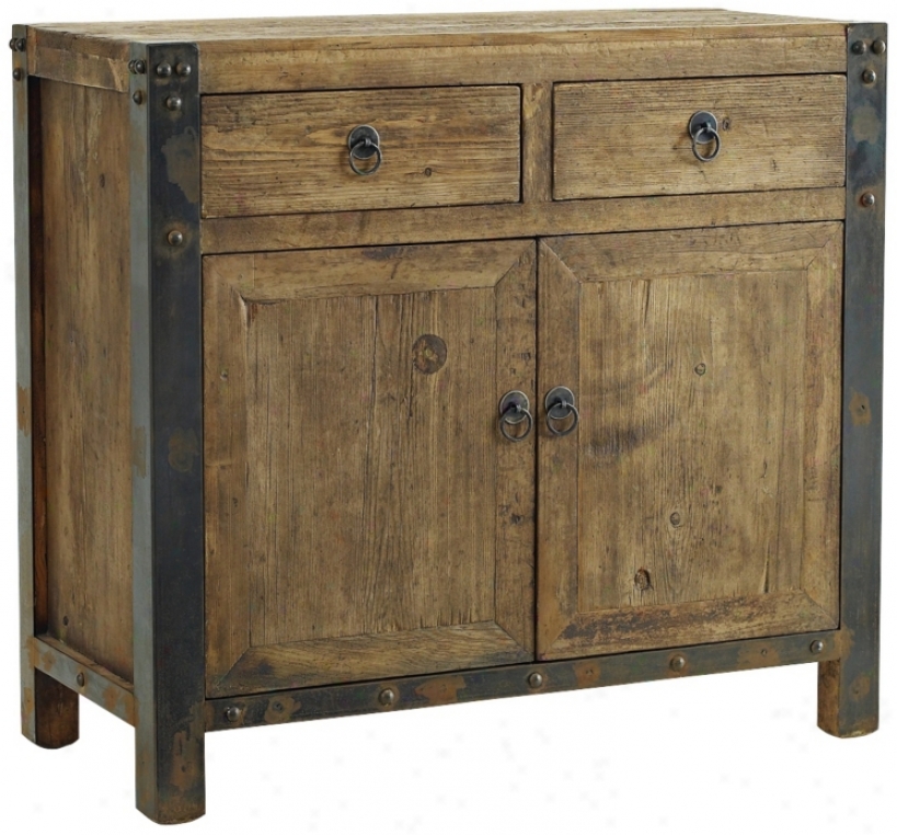 Jaden Reclaimed Oak Wood Server Cabinet (w9517)