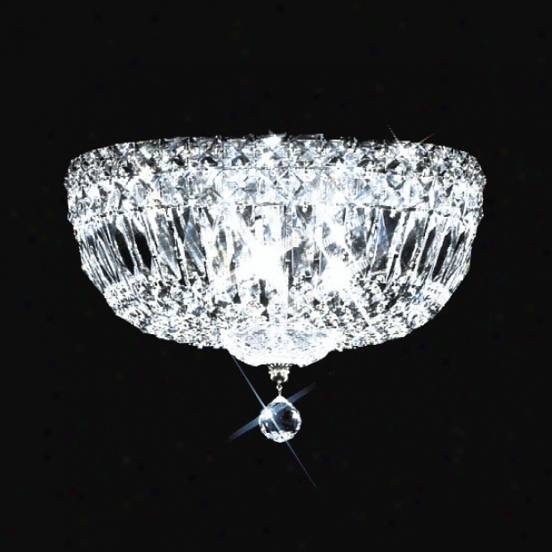 James R. Moder 10" Wide Imperial Crystal Ceiling Fixture (r6388)