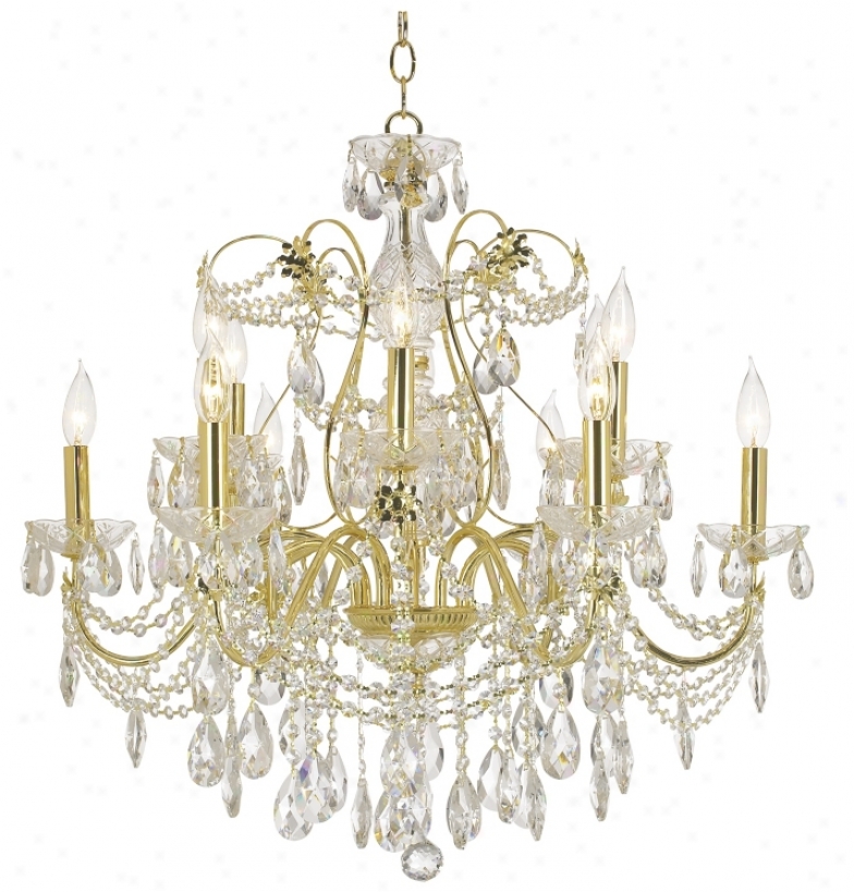 James R. Moder Belle Wave Twelve Light Chandelier (56500)