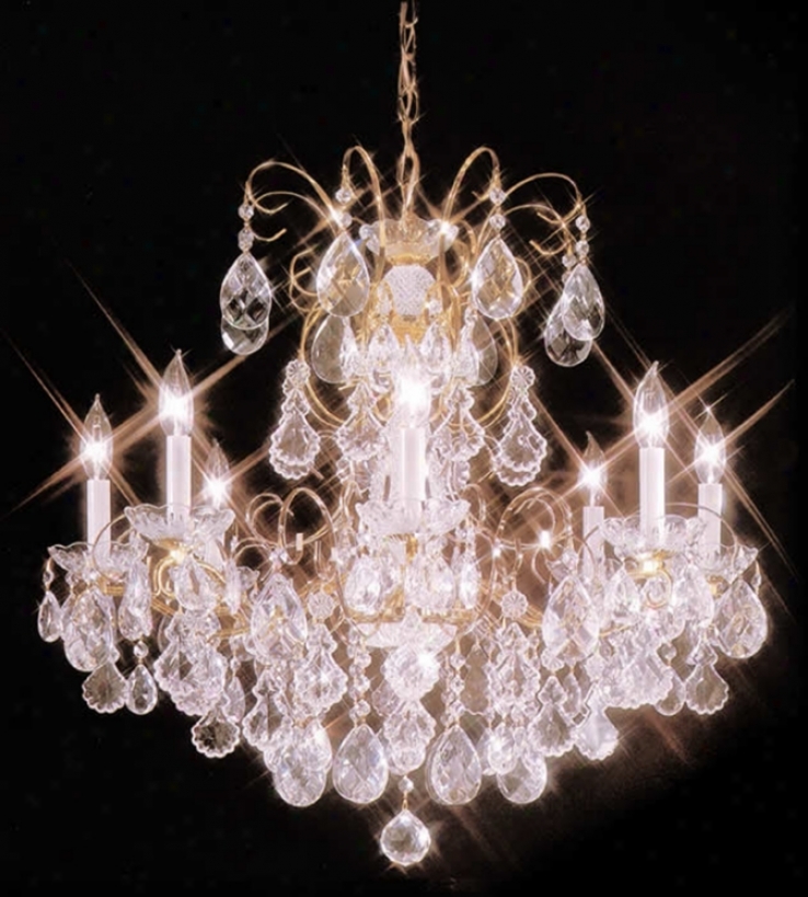 James R. Moder Eight Light Crystal Chandelier (06035)