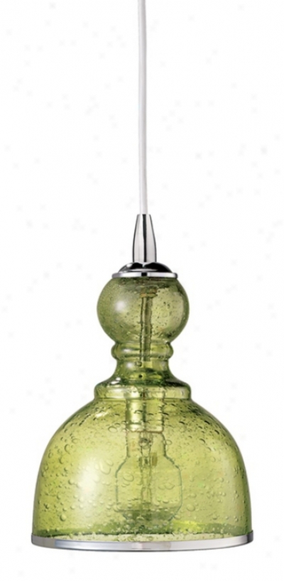 Jamii Young St Charles Celadon Glass Pendant Chandelier (m9537)