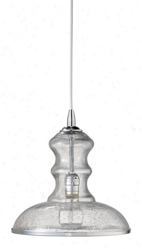 Jamie Young St Croix Clear Glass 9 3/4" Wide Pendant  Light (m9960)