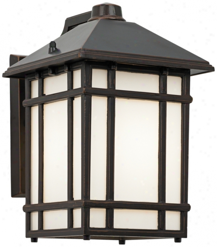 Jardin Du Jour Mission Hills 11" Outdoor Wall Light (t6462)