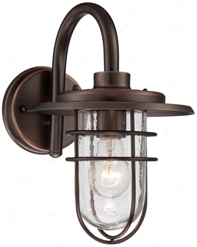 John Timberland Ellison 12 3/4"h Large boiler Outdoor Wall Light (w7803)