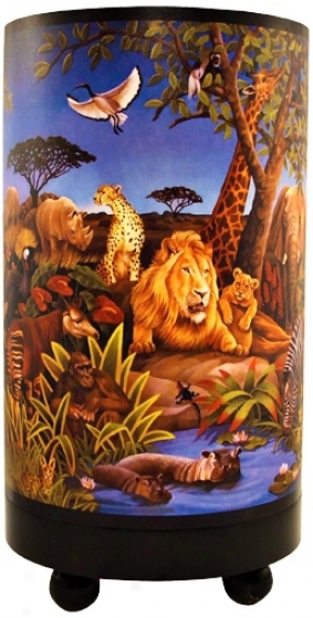 Jungle Theme 11" High Accent Lamp (r6708)