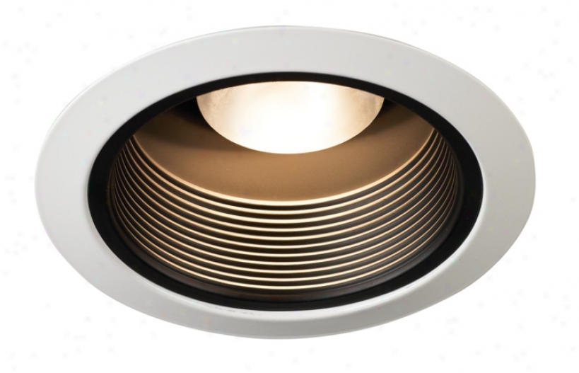 Juno 5" Black Baffle White Trim Recessed Light (87860)