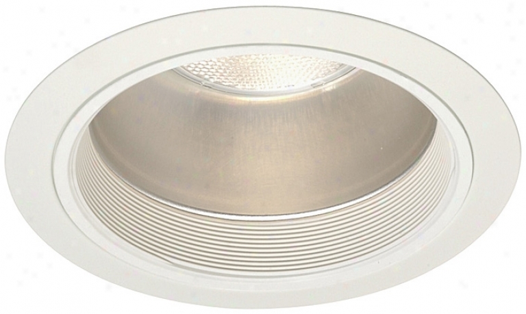 Juno 6" Line Voltage Clear With Baffle Recessed Light Trim (39818)