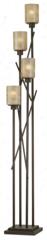 Kathy Ireland City Crossings Uplight Floor Lamp (p5537)