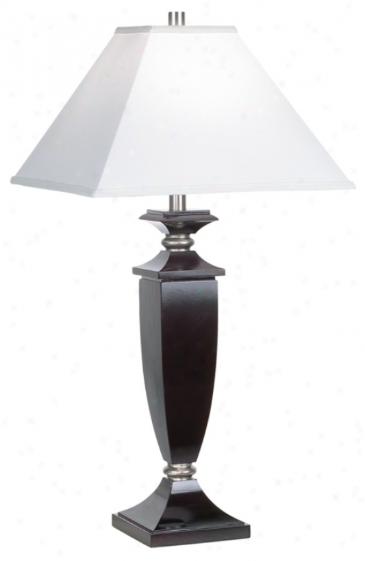 Kathy Ireland Collection Deco Mahogany Table Lamp (93678)