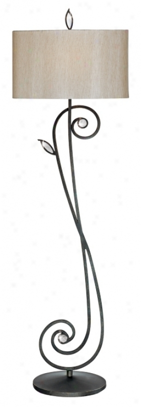 Kathy Ireland Garden Symphony Floor Lamp (j0924)