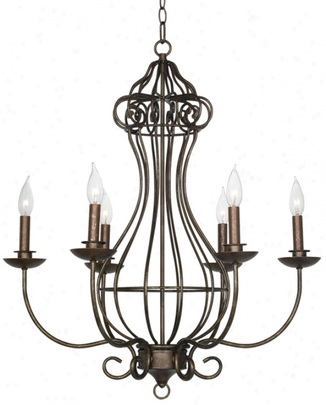 Kathy Ireland Georgetown 26 1/4" Wide Chandelier (t1959)