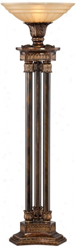 Kathy Ireland La Grande Torchiere Floor Lamp (v3456)