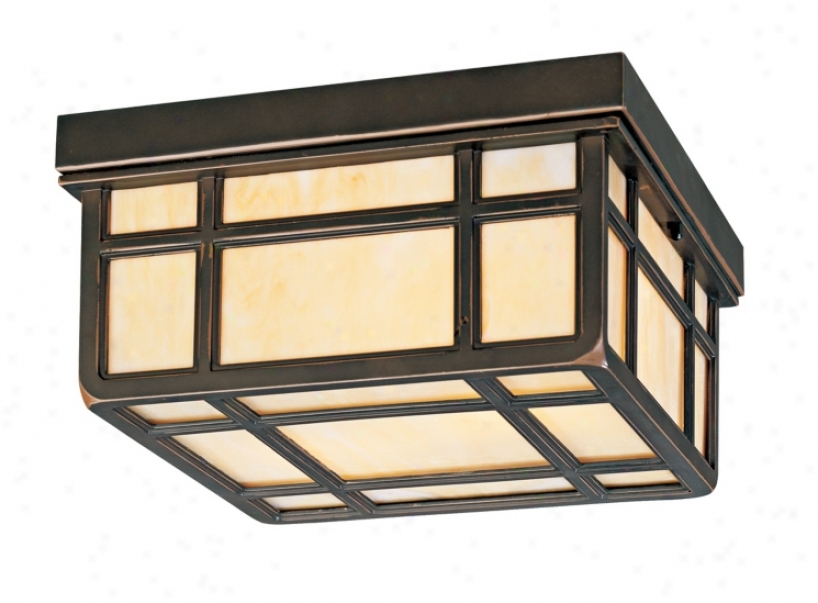 Kathy Ireland Mission Hills Indoor - Outdoor Ceiling Light (65016)