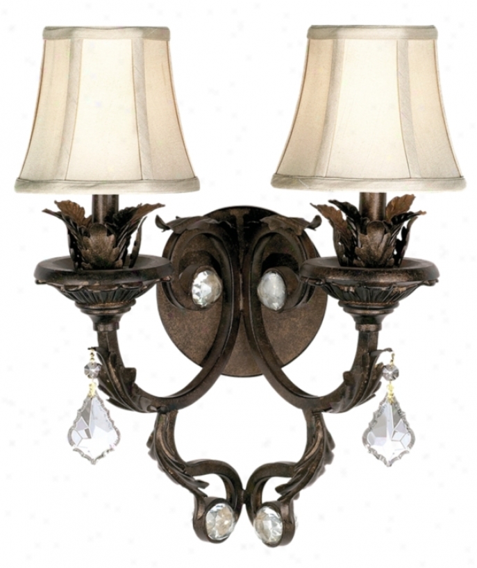 Kathy Ireland Ramas De Luces Double Wall Sconce (07220)