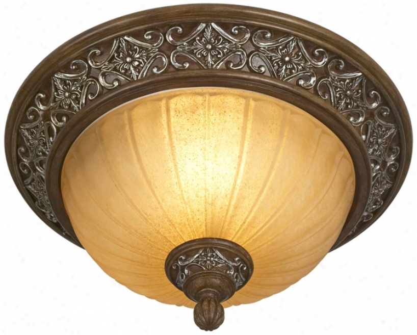 Kathy Ireland Sterling Estate 14" Remote Ceiling Light Fixture (n9034)