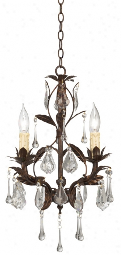 Kathy Ireland Vennezia 4-light 16 1/2" Wide Bronze Chandelier (x4978)