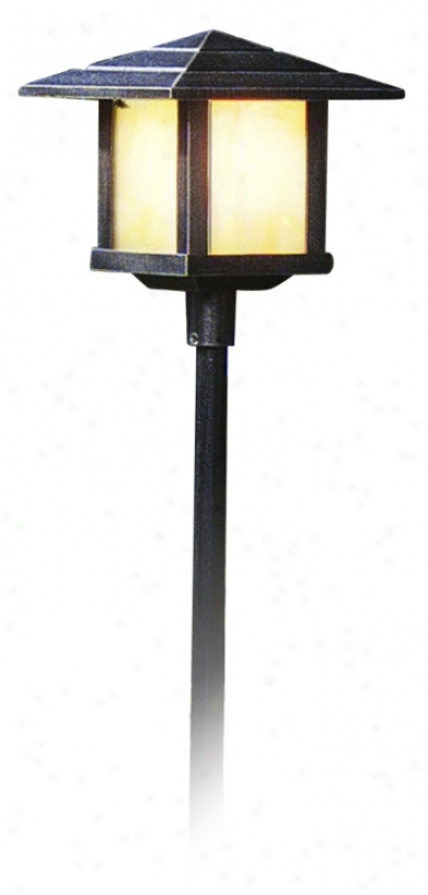 Kayenta Collection Weathered Bronze 26 5/8&#8221; High Path Light (17323)