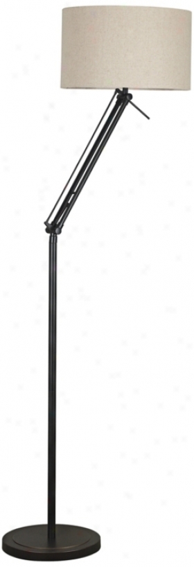 Kenroy Home Hydra Oil Rubbed Brown Adjustable Floor Lamp (r8014)